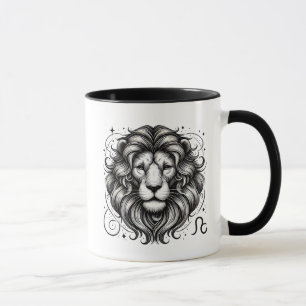 Leo-Sternzeichen-Löwe-Astrologie-Geschenk Tasse