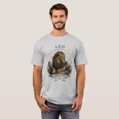 Leo-Sternzeichen-Löwe Herren T-Shirt (Vorne ganz)