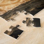 Leo Sternzeichen mit Krieger auf einem feurigen ge Puzzle (Seite)