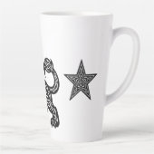 Leo Sternzeichen Sonnenmähne Löwe | BurnsInHell Milchtasse (Rechts)