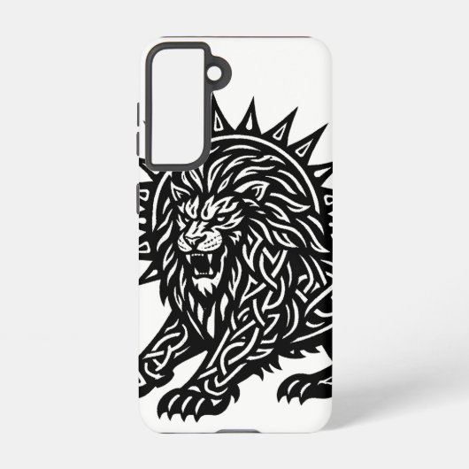 Leo Sternzeichen Sonnenmähne Löwe | BurnsInHell Samsung Galaxy Hülle (Rückseite)