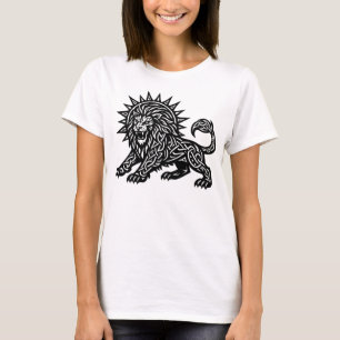 Leo-Sternzeichen Sonnenmähne Löwe BurnsInHell T-Shirt