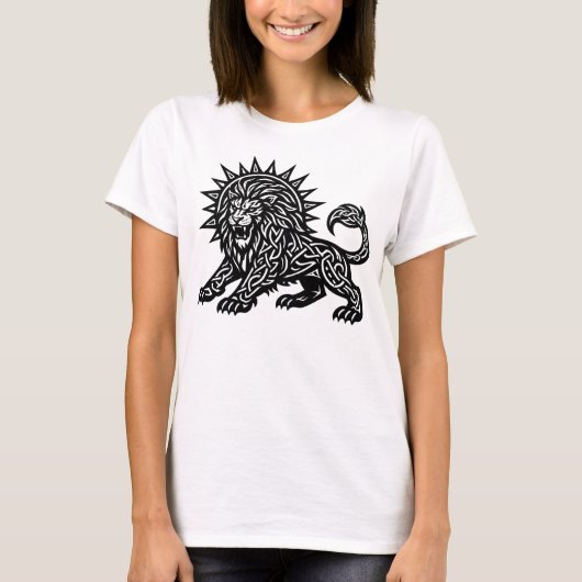 Leo-Sternzeichen Sonnenmähne Löwe | BurnsInHell T-Shirt (Vorderseite)