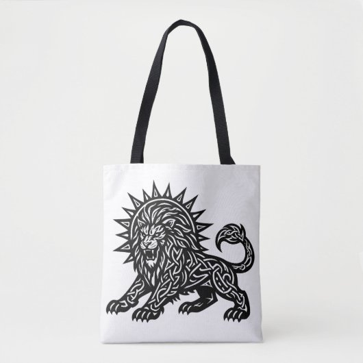 Leo Sternzeichen Sonnenmähne Löwe | BurnsInHell Tasche (Vorderseite)