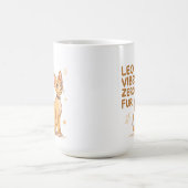 Leo-Sternzeichen-Sphynx-Katze Süße Illustrationsku Kaffeetasse (Mittel)
