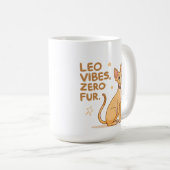 Leo-Sternzeichen-Sphynx-Katze Süße Illustrationsku Kaffeetasse (VorderseiteRechts)