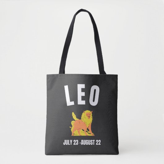 Leo-Sternzeichen Tasche (Vorderseite)