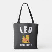 Leo-Sternzeichen Tasche (Rückseite)