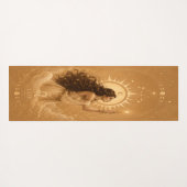 Leo-Sternzeichen-Yogamatte Yogamatte (Rückseite (Horizontal))