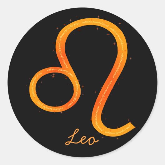 Leo Sticker (Vorderseite)