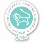 Leo Sticker (Vorderseite)