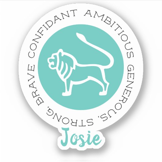 Leo Sticker (Vorderseite)