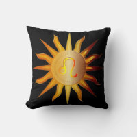 Leo Sun Fire Sign Birth Monat Rot & Gold