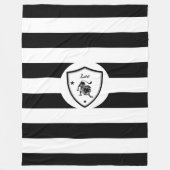 Leo-Symbol Fleecedecke (Vorderseite)
