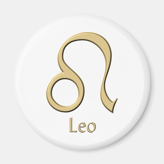 Leo-Symbol Magnet (Vorne)