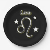 Leo-Symbol Pappteller (Vorderseite)