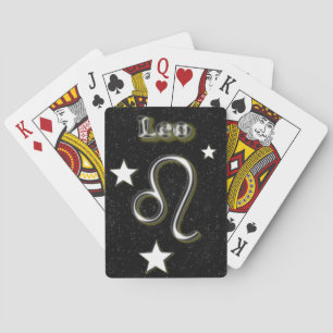 Leo-Symbol Spielkarten