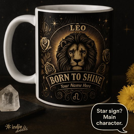 Leo Tasse - Bold Zodiac Gift for Leos