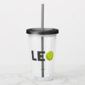Leo Tennis Acryltrinkbecher (Vorderseite)