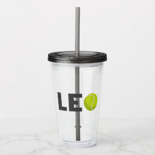 Leo Tennis Acryltrinkbecher