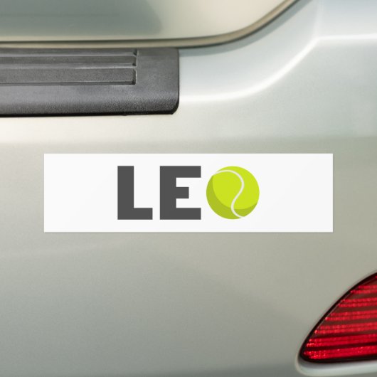 Leo Tennis Autoaufkleber (Auf Auto)