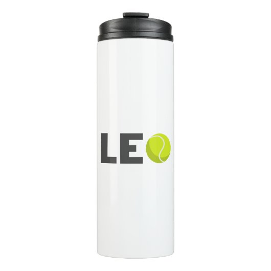 Leo Tennis Thermosbecher (Vorderseite)