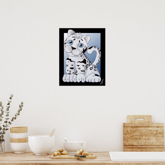 Leo the Leopard Poster (Küche)