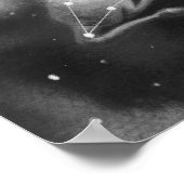 Leo the Lion Constellation Poster (Ecke)