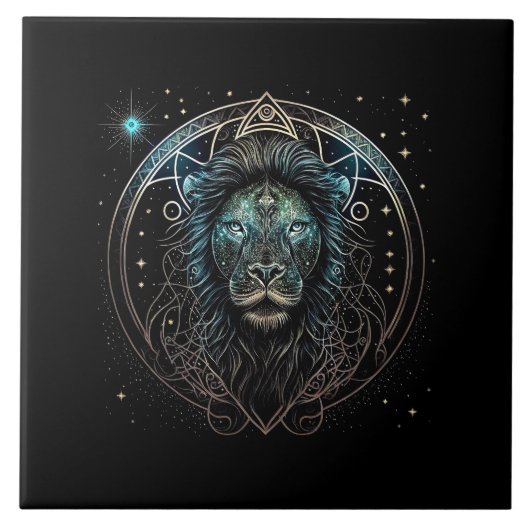 Leo the Lion Fliese (Vorderseite)