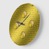 Leo the Lion Große Wanduhr (Winkel)