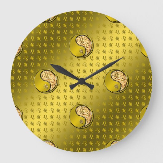 Leo the Lion Große Wanduhr (Vorderseite)