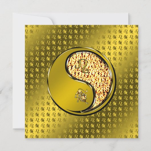 Leo the Lion Karte (Vorderseite)