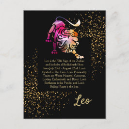 Leo The Lion Postkarte