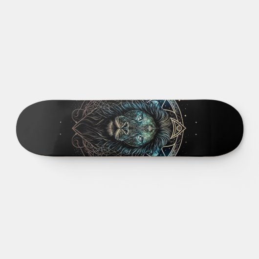 Leo the Lion Skateboard (Horizontal)