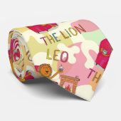 Leo the Lion Zodiac Geburtstagsfolie Krawatte (Gerollt)