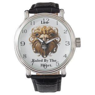 Leo The Lion: Zodiaks wildes Geburtszeichen Armbanduhr
