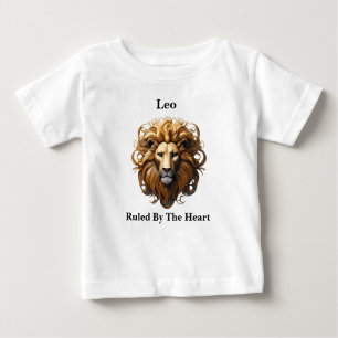 Leo The Lion: Zodiaks wildes Geburtszeichen Baby T-shirt