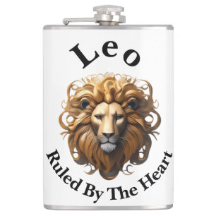 Leo The Lion: Zodiaks wildes Geburtszeichen Flachmann