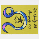 Leo Throw Blanket Fleecedecke (Vorderseite (Horizontal))