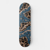Leo Tierdruck Glitter Glam 1 Skateboard (Vorderseite)