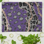 Leo Tierdruck Glitter Glam 2 Geschirrtuch (Gefaltet)