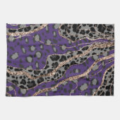 Leo Tierdruck Glitter Glam 2 Geschirrtuch (Horizontal)