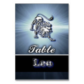 Leo Tischnummer (Vorderseite)