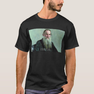 Leo Tolstoi "Know Nothing" Zitat GIfts T-Shirts Ka