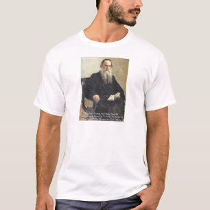 Leo Tolstoi "Krieg ist ungerecht" Weisheitszitat-G T-Shirt