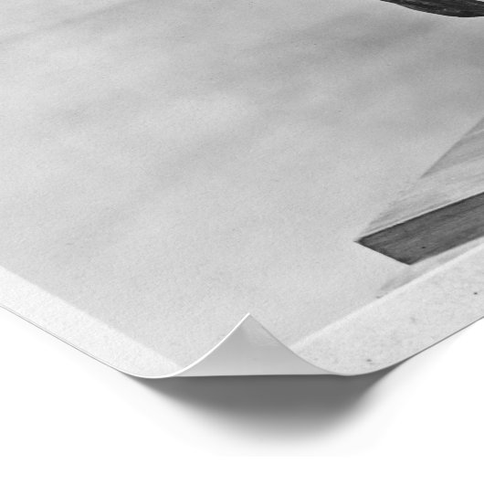 Leo Tolstoi reitet Delire Poster (Ecke)