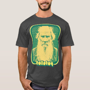 Leo Tolstoi Retro ästhetische Fan Kunst T-Shirt