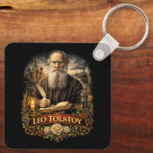 Leo Tolstoi Schlüsselanhänger (Rückseite)