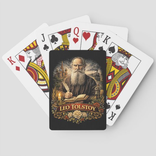 Leo Tolstoi Spielkarten (Rückseite)