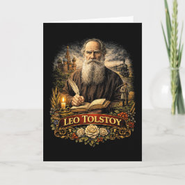 Leo Tolstoy Feiertagskarte